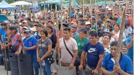 La vigilia instalada en Lauca Ñ en defensa de Evo Morales