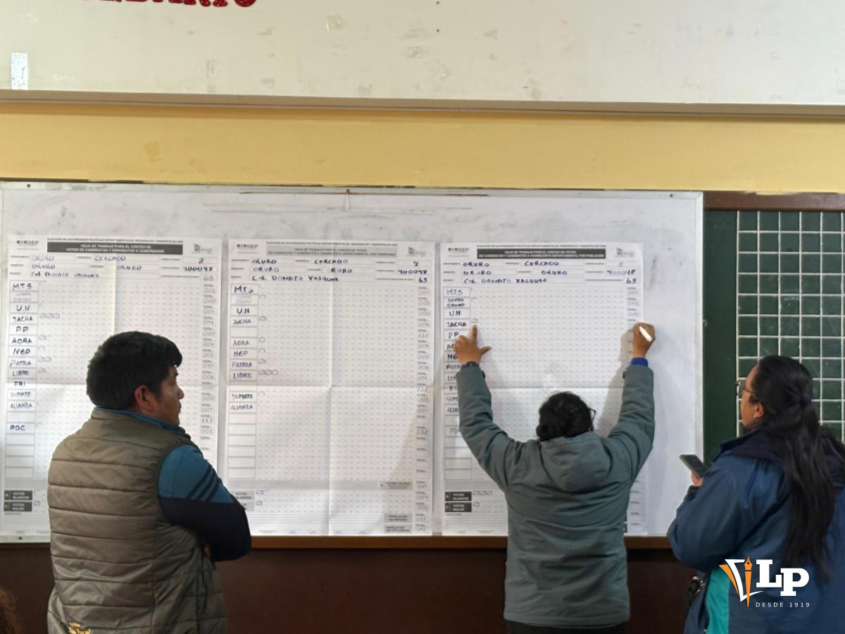 jurados electorales Oruro