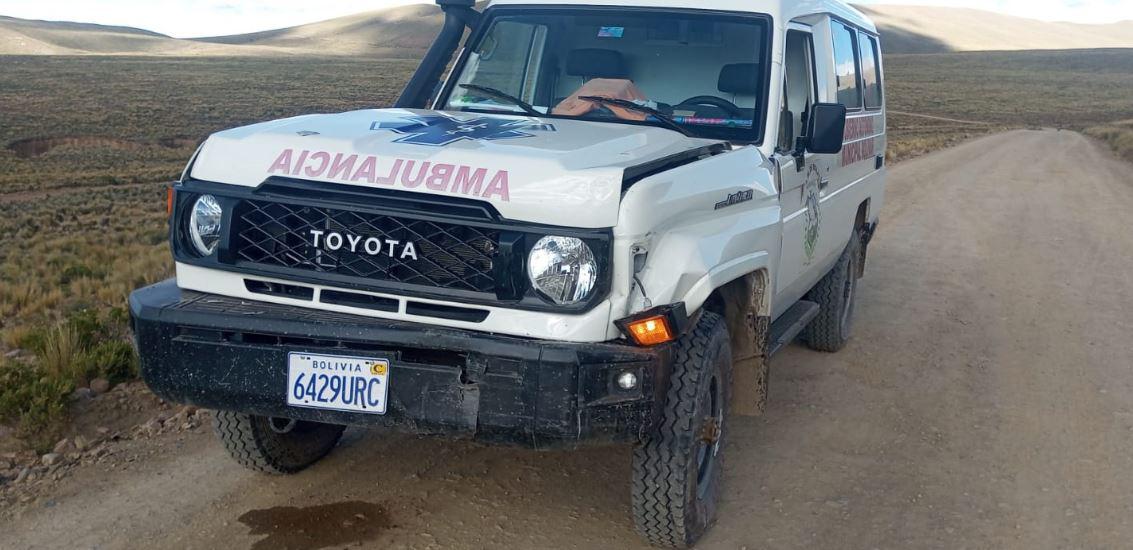 La Ambulancia llevaba consigo un herido