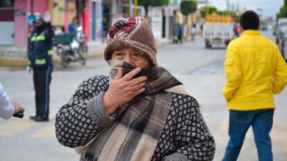 Un frente frío ingresa