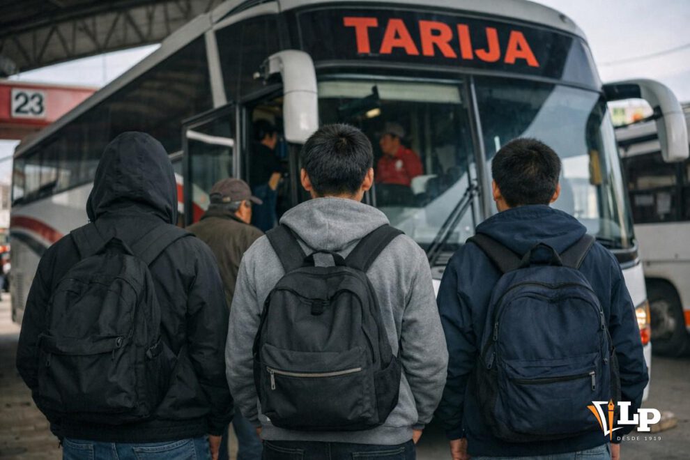 Imagen referencial del viaje que realizaron los menores