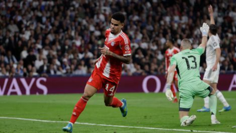 Champions League, Real Madrid vs. Bayern, Estadio Santiago Bernabéu