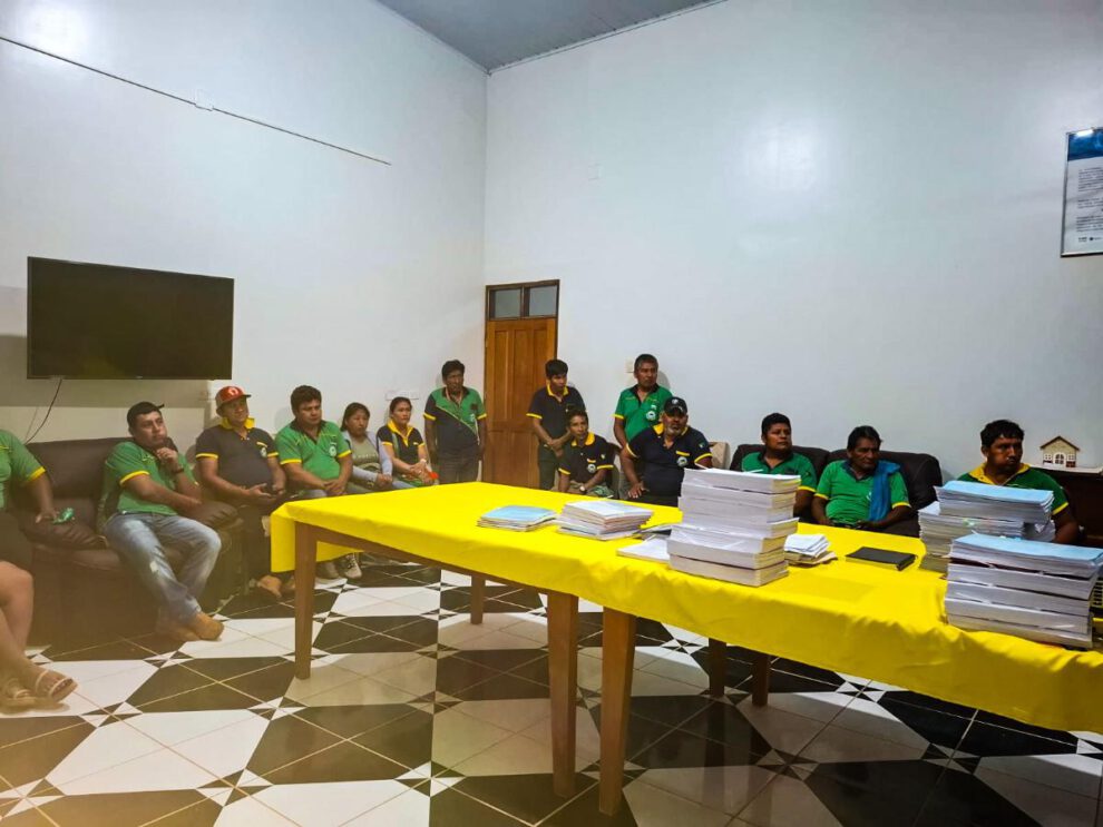 reunion de la ABC y sindicato de transporte de pando