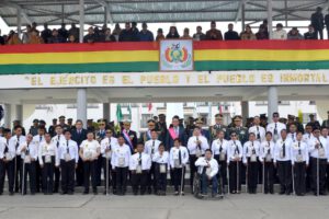 Las 41 personas con discapacidad recibieron las libretas de servicio militar