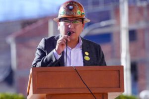 Marco Antonio Copa como gobernador sustituto de Potosí