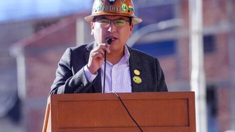 Marco Antonio Copa como gobernador sustituto de Potosí