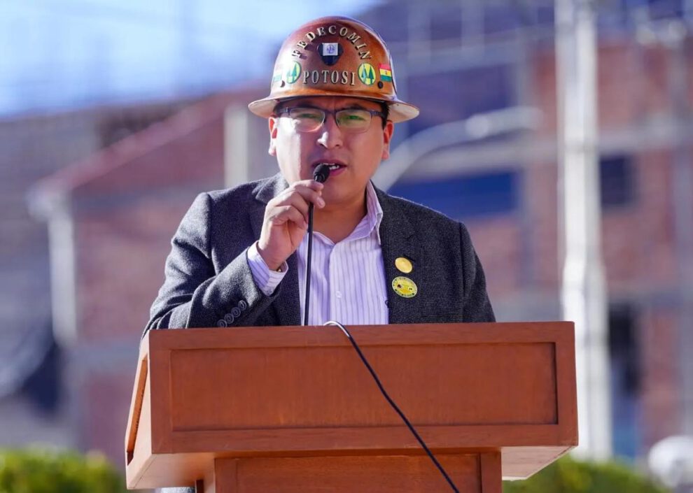 Marco Antonio Copa como gobernador sustituto de Potosí