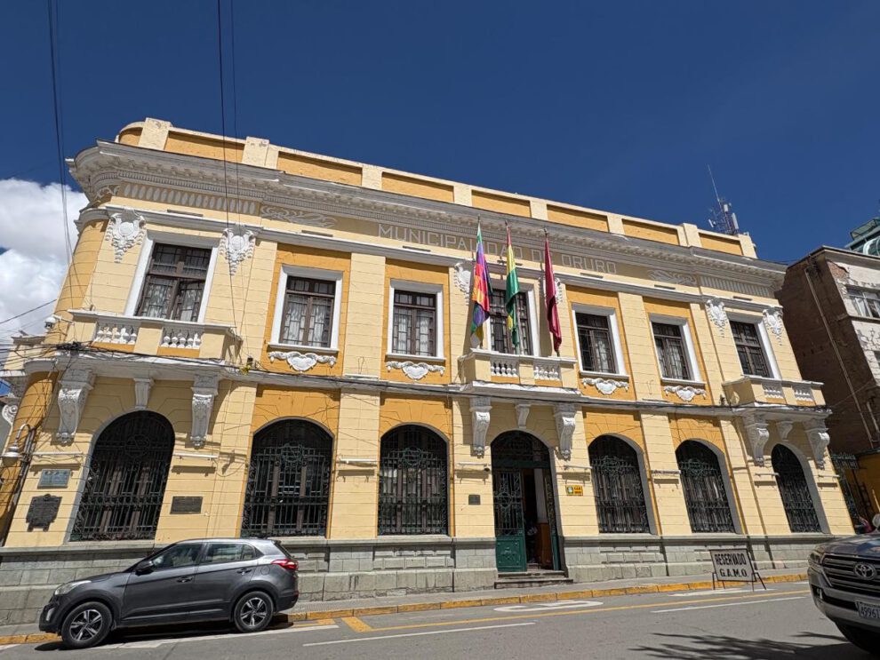 Fachada de la alcaldía