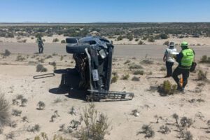 Personal de Transito toma detalles del suceso