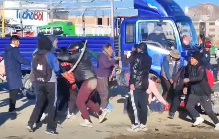 Imagen de los excesos cometidos por los choferes