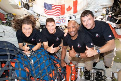 los integrantes de la tripulación de la misión Artemis II, los astronautas de la NASA