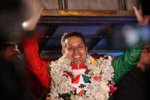 El vicepresidente Edmand Lara