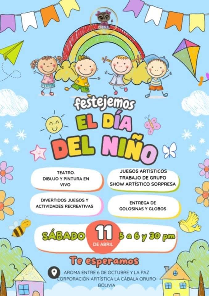 Arte, juegos y golosinas para celebrar a los niños en su día