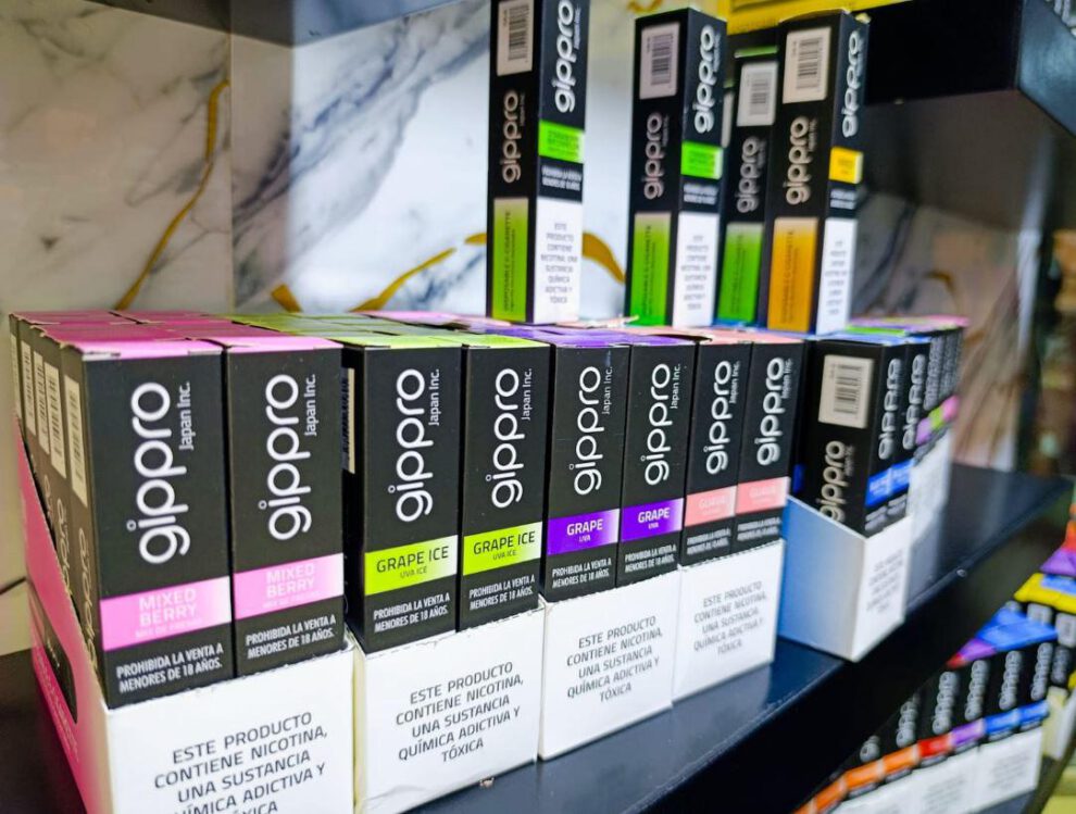 Imagen de los paquetes de vapers