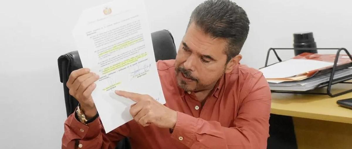 El vocero Bernardo Montenegro