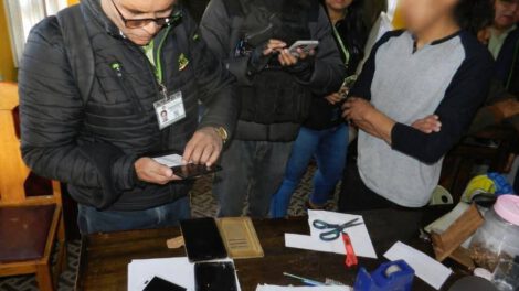 Requisa en el domicilio de uno de los arrestados