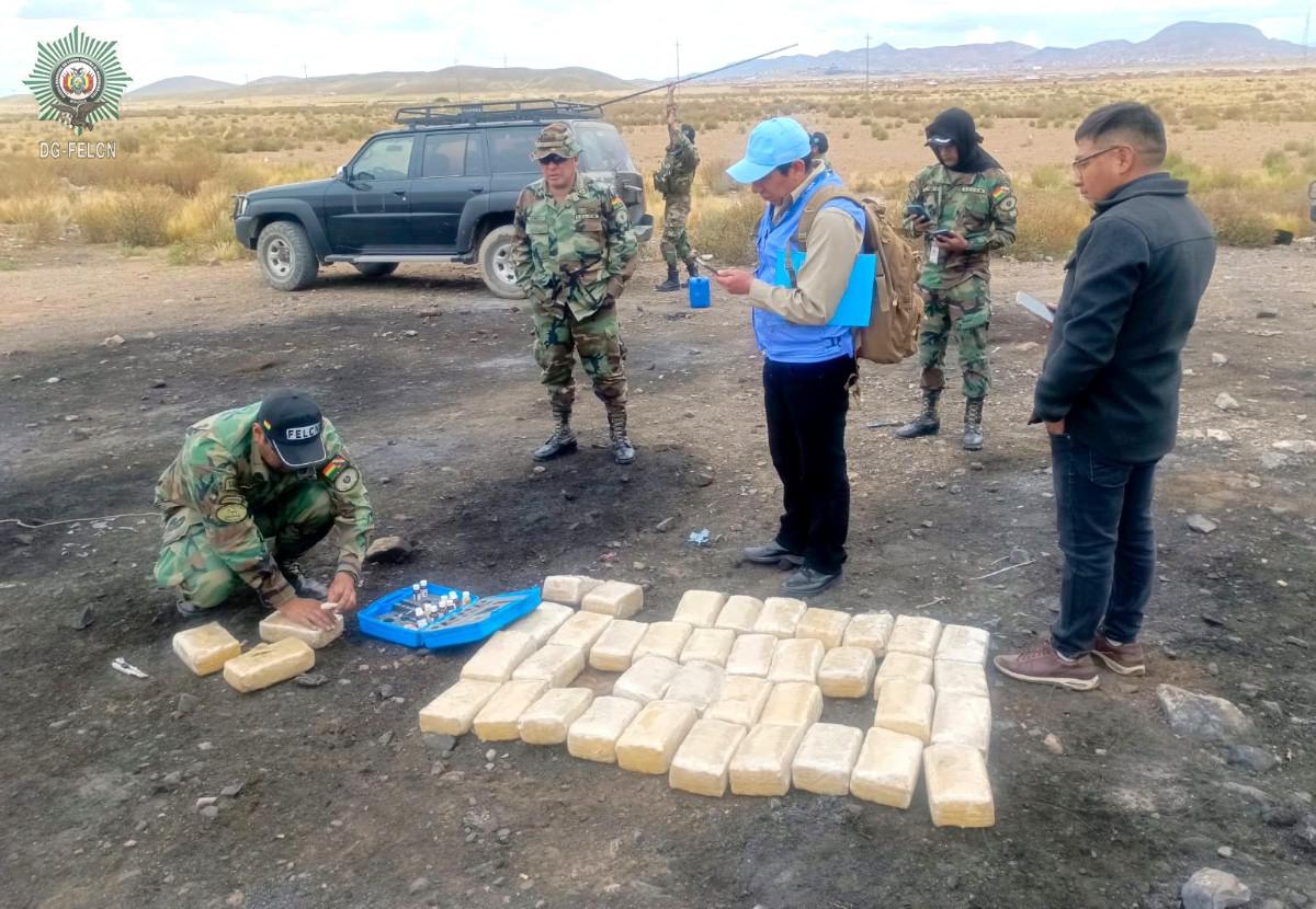 Los paquetes listos para la incineracion