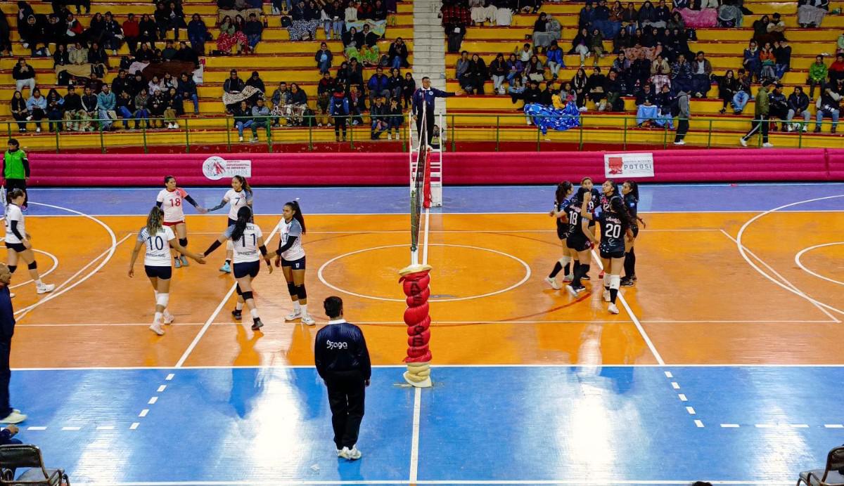 Clasificatorio de la Liga de Voleibol, América de Oruro clasifica a la Liga, Coliseo Ciudad de Potosí