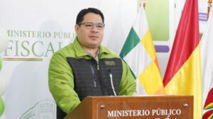 El fiscal general del Estado, Roger Mariaca