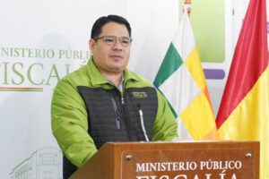 El fiscal general del Estado, Roger Mariaca