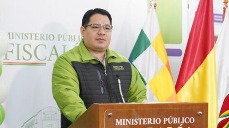 El fiscal general del Estado, Roger Mariaca