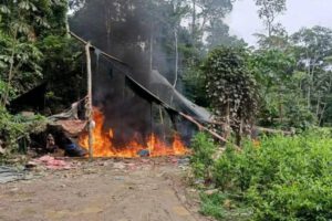 La destrucción de una fábrica de droga en Cochabamba