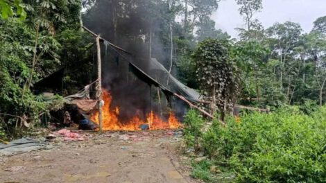 La destrucción de una fábrica de droga en Cochabamba