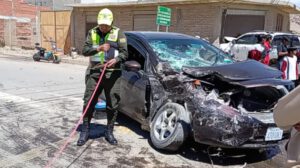 Policía hace las investigaciones del caso