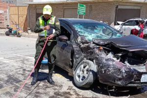 Policía hace las investigaciones del caso