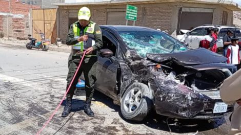 Policía hace las investigaciones del caso