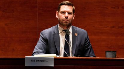 El congresista Eric Swalwell de California