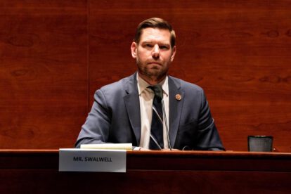 El congresista Eric Swalwell de California