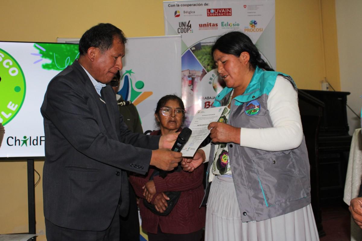 Entrega de certificado