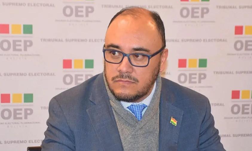 El presidente del Tribunal Supremo Electoral (TSE), Gustavo Ávila