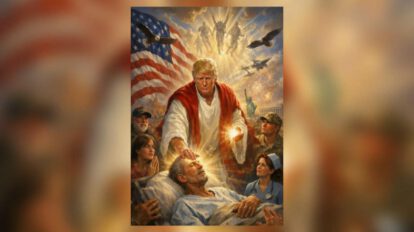 La imagen de Donald Trump que parece ser creada por inteligencia artificial