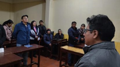 Ciudadanos orureños juran como jurados electorales