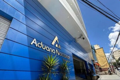 La fechada de la Aduana Nacional
