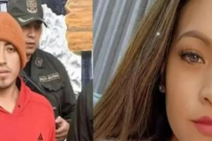 El acusado Joel P. y la víctima Odalys Vaquiata