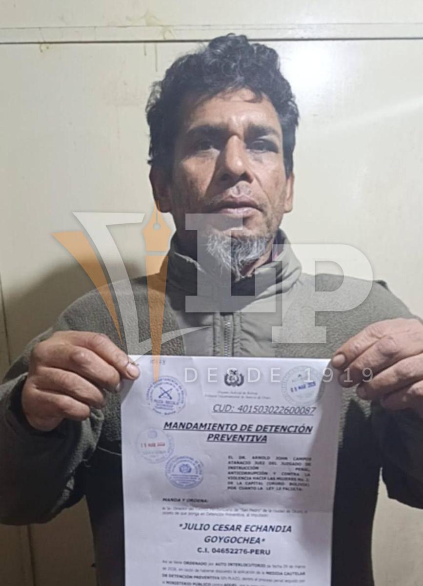 Imagen del reo profugo