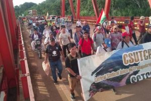 Marchistas contra la Ley 157