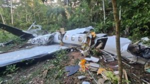 El avión cayó en territorio del trópico de Cochabamba