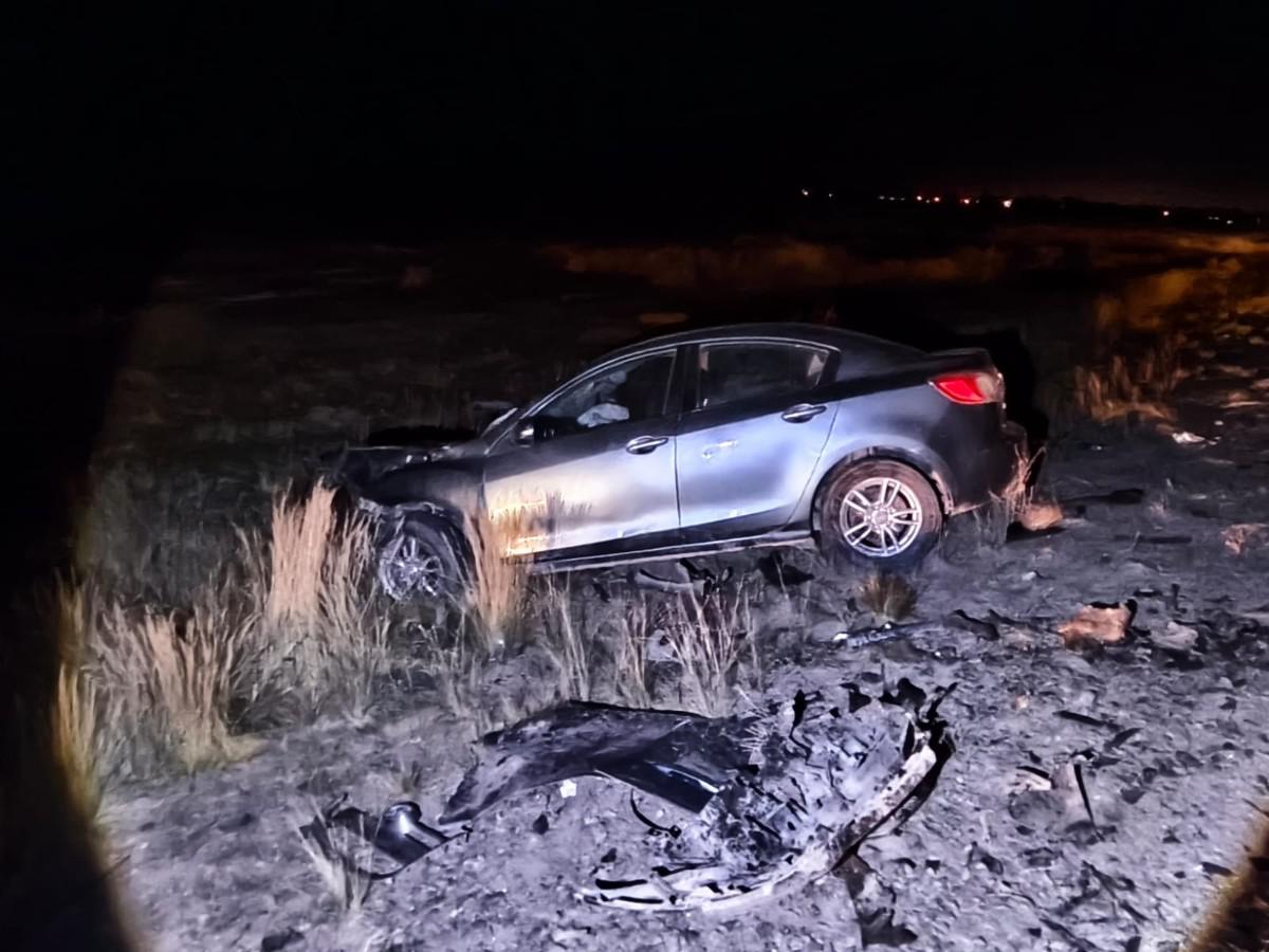 Imagen de los daños provocados en los motorizados