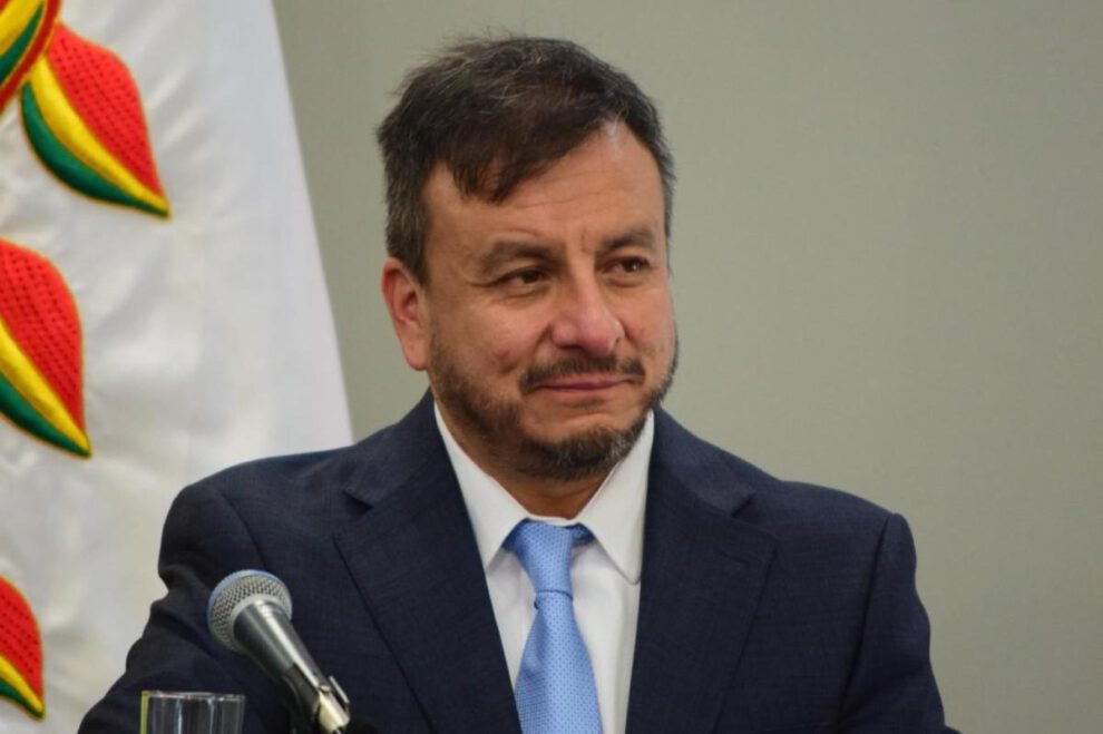 El ministro de Hidrocarburos, Mauricio Medinaceli