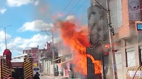 Incendio Sucre