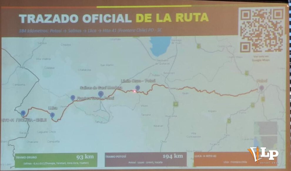 Trazado del tramo Hito 41