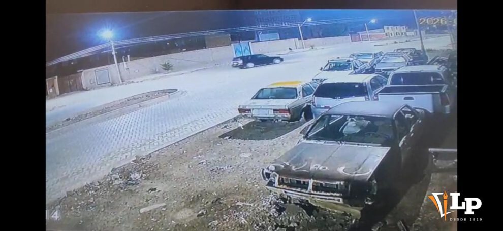 Imagen del vehículo que transportó los objetos