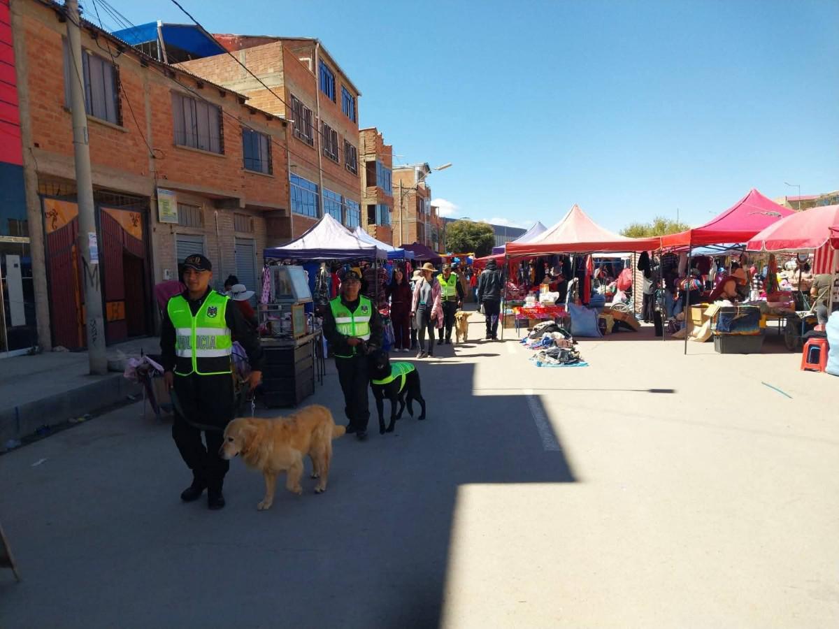 Oficiales de Policia en controles