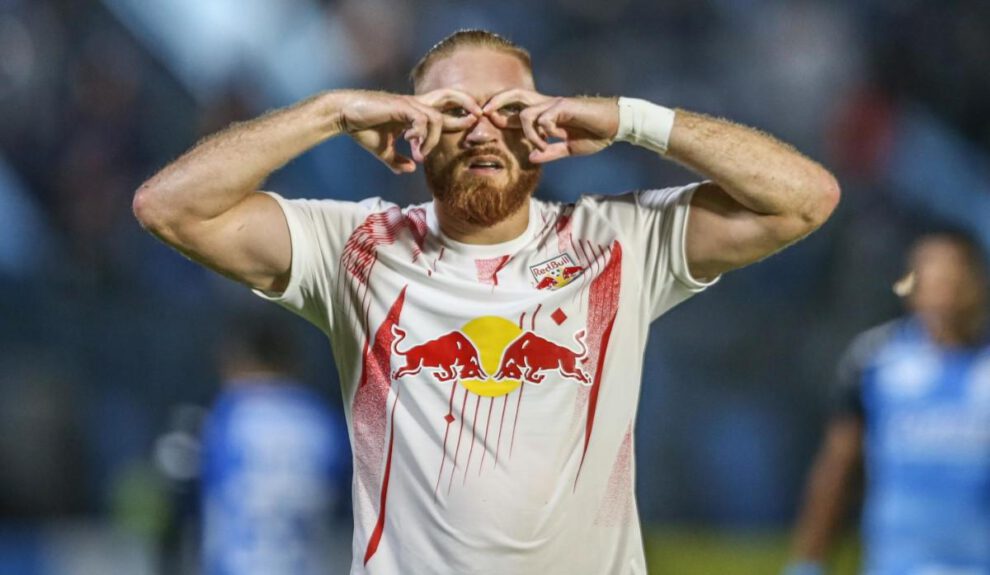 Copa Sudamericana, Bragantino vs. Blooming, Expulsión de Diago Giménez