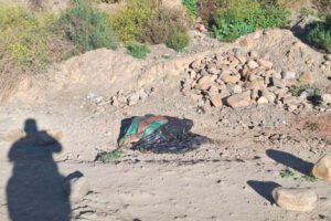 cuerpo es hallado en una bolsa de yute