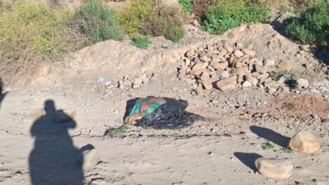 cuerpo es hallado en una bolsa de yute